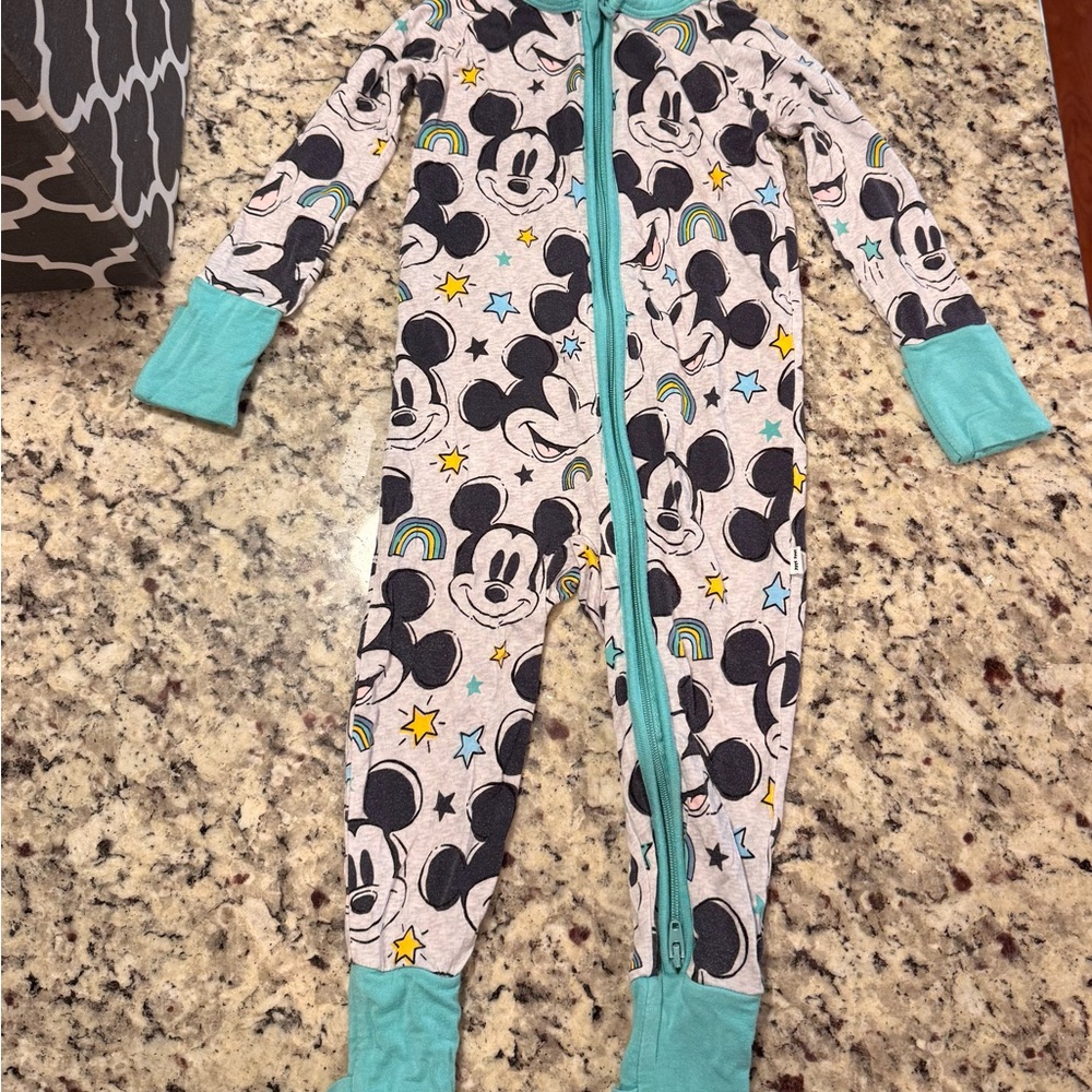 Little Sleepies Mickey Mouse Zippy
